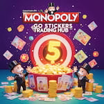 Monopoly go stickers free